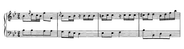 Andante K. 15  kk  in B-flat Major by Mozart piano sheet music