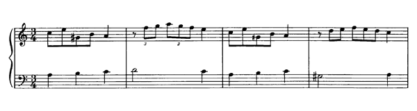 Minore K. 15  k  in A Minor by Mozart piano sheet music