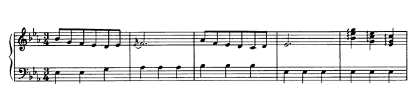 Minuet K. 15  qq  in E-flat Major by Mozart piano sheet music