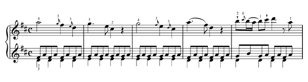 Rondo K. 485  in D Major by Mozart piano sheet music
