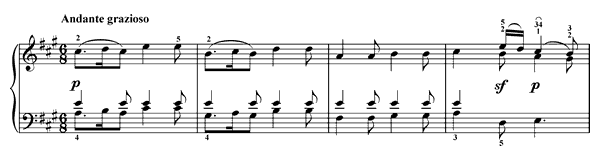 Sonata 11 K. 331  in A Major by Mozart piano sheet music