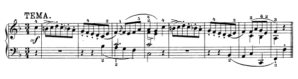 8 Variations on "Ein Weib ist das herrlichste Ding" by B Schack K. 613  in F Major by Mozart piano sheet music