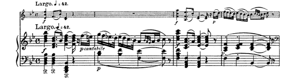 Sonata - for piano and violin K. 454  in B-flat Major by Mozart piano sheet music
