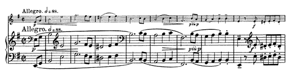 Sonata - for piano and violin K. 304  in E Minor by Mozart piano sheet music