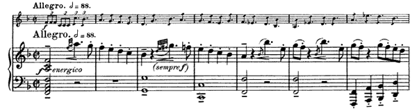 Sonata - for piano and violin K. 377  in F Major by Mozart piano sheet music