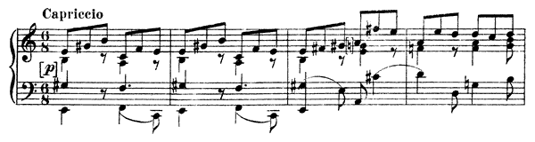 The Capricious One   by Mussorgsky piano sheet music