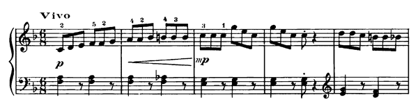 9. Playing Tag Op. 65   No. 9  in F Major by Prokofiev piano sheet music