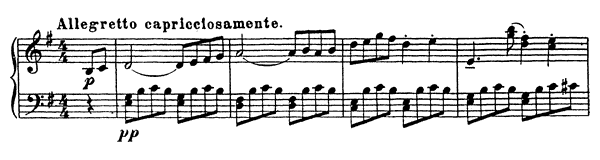 5. Capriccio Op. 12 No. 5  in E Minor by Prokofiev piano sheet music