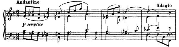 Legend Op. 12 No. 6  in F Major by Prokofiev piano sheet music