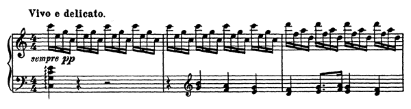 7. Prelude - Harp Op. 12 No. 7  in C Major by Prokofiev piano sheet music