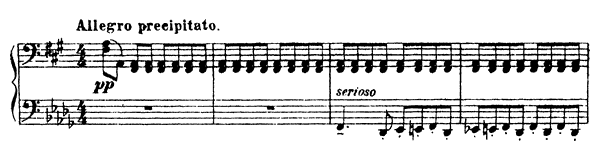 3. Sarcasm: Allegro precipitato Op. 17 No. 3  by Prokofiev piano sheet music
