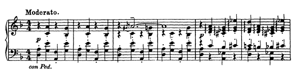 Moderato Op. 31 No. 1  in D Minor by Prokofiev piano sheet music