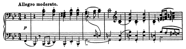 Minuet Op. 32 No. 2  in B-flat Major by Prokofiev piano sheet music