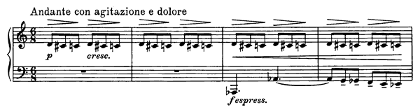 3. Despair Op. 4 No. 3  by Prokofiev piano sheet music