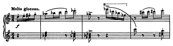 5. Vision Fugitive: Molto giocoso Op. 22 No. 5  by Prokofiev piano sheet music