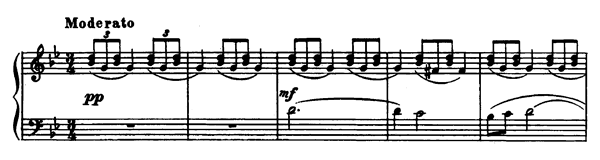 Barcarolle Op. 10   No. 3  in G Minor by Rachmaninoff piano sheet music