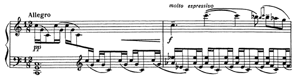 Etude-Tableau 2 Op. 33 No. 2  in C Major by Rachmaninoff piano sheet music