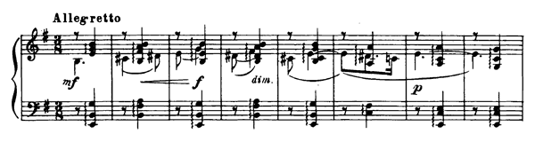 4. Melody Op. 10   No. 4  in E Minor by Rachmaninoff piano sheet music