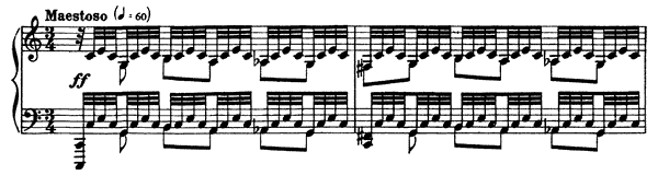 Moment Musical Op. 16 No. 6  in C Major by Rachmaninoff piano sheet music
