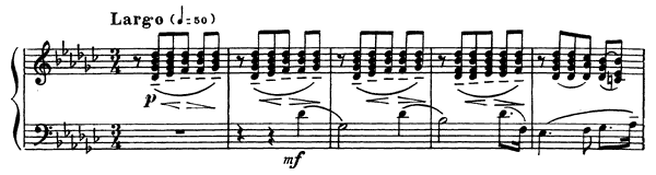 10. Prelude Op. 23 No. 10  in G-flat Major by Rachmaninoff piano sheet music