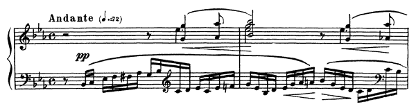 Prelude Op. 23 No. 6  in E-flat Major by Rachmaninoff piano sheet music