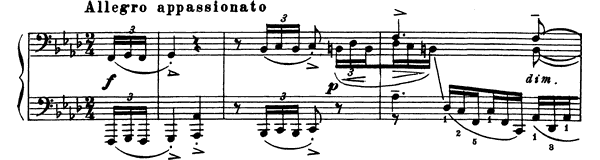 Prelude Op. 32 No. 6  in F Minor by Rachmaninoff piano sheet music