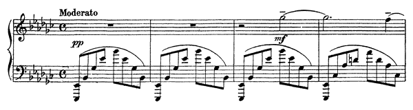 Élégie Op. 3 No. 1  in E-flat Minor by Rachmaninoff piano sheet music