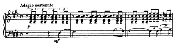 Mélodie Op. 3 No. 3  in E Major by Rachmaninoff piano sheet music