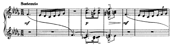 Sérénade Op. 3   No. 5  in B-flat Minor by Rachmaninoff piano sheet music