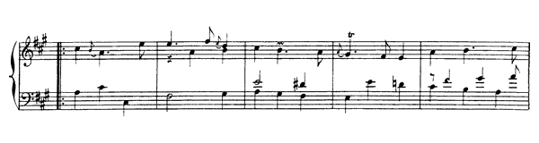 Second Sarabande   in A Minor by Rameau piano sheet music