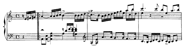 2. Allemande   in A Minor by Rameau piano sheet music