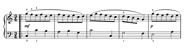 1. Minuet in C   in C Major by Rameau piano sheet music