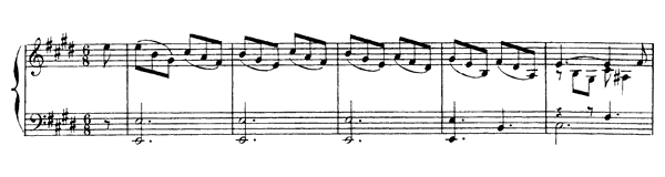 5. Second Gigue   in E Major by Rameau piano sheet music