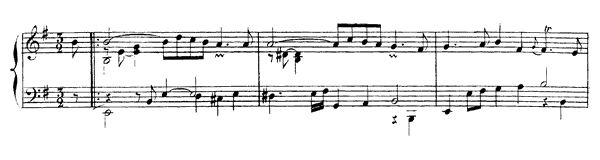 3. Courante   in E Minor by Rameau piano sheet music