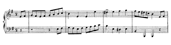 7. First Rigaudon   in E Minor by Rameau piano sheet music