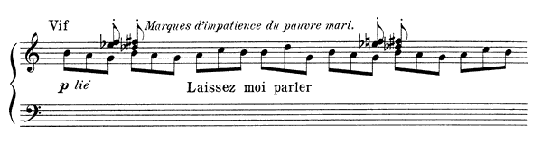 Celle Qui Parle Trop   by Satie piano sheet music