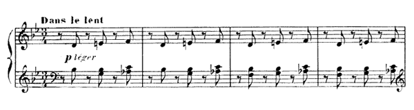 7. Repetition   by Satie piano sheet music