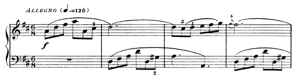 Sonata K. 401  in D Major by Scarlatti piano sheet music