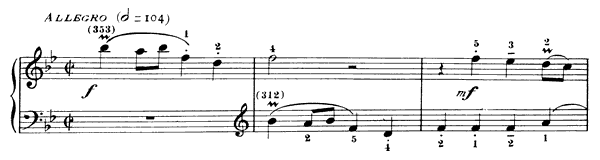 Sonata K. 410  in B-flat Major by Scarlatti piano sheet music
