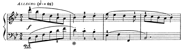 Sonata K. 411  in B-flat Major by Scarlatti piano sheet music