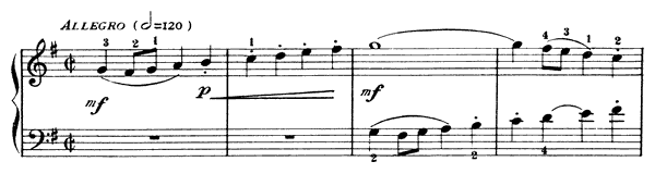 Sonata K. 424  in G Major by Scarlatti piano sheet music