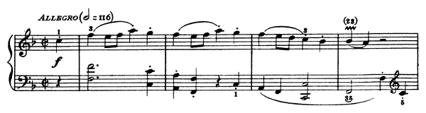 Sonata K. 438  in F Major by Scarlatti piano sheet music