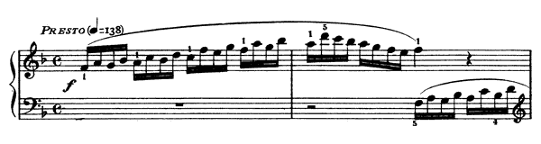 Sonata K. 445  in F Major by Scarlatti piano sheet music