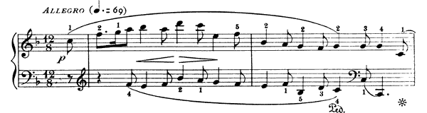 Sonata K. 446  in F Major by Scarlatti piano sheet music