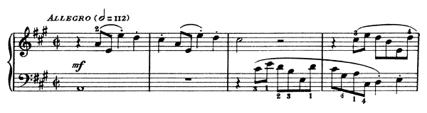 Sonata K. 456  in A Major by Scarlatti piano sheet music