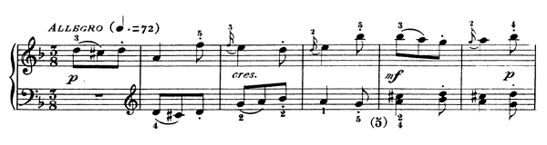 Sonata K. 459  in D Minor by Scarlatti piano sheet music