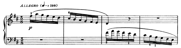 Sonata K. 484  in D Major by Scarlatti piano sheet music