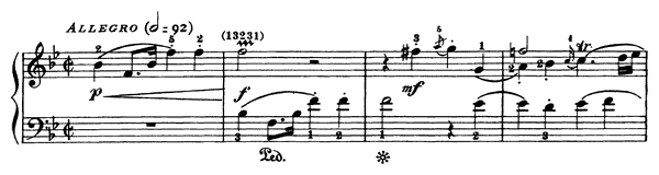 Sonata K. 488  in B-flat Major by Scarlatti piano sheet music