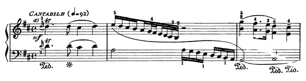 Sonata K. 490  in D Major by Scarlatti piano sheet music