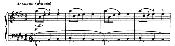 Sonata K. 496  in E Major by Scarlatti piano sheet music